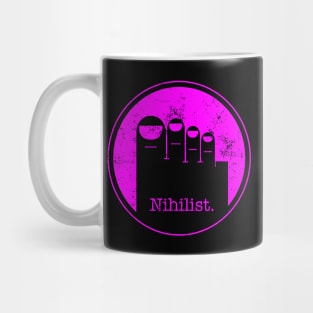 The Big Lebowski - Minimalist Nihilist Pink Mug